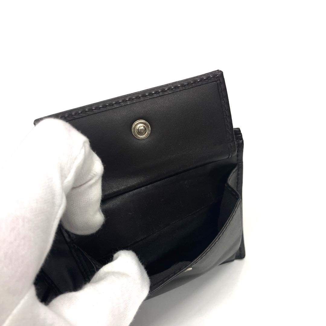 【中古品】GUCCI グッチ 408826 ニューウェーブ シェリーライン GGスプリーム PVC キャンバス ウォレット 財布 二つ折り ベージュ