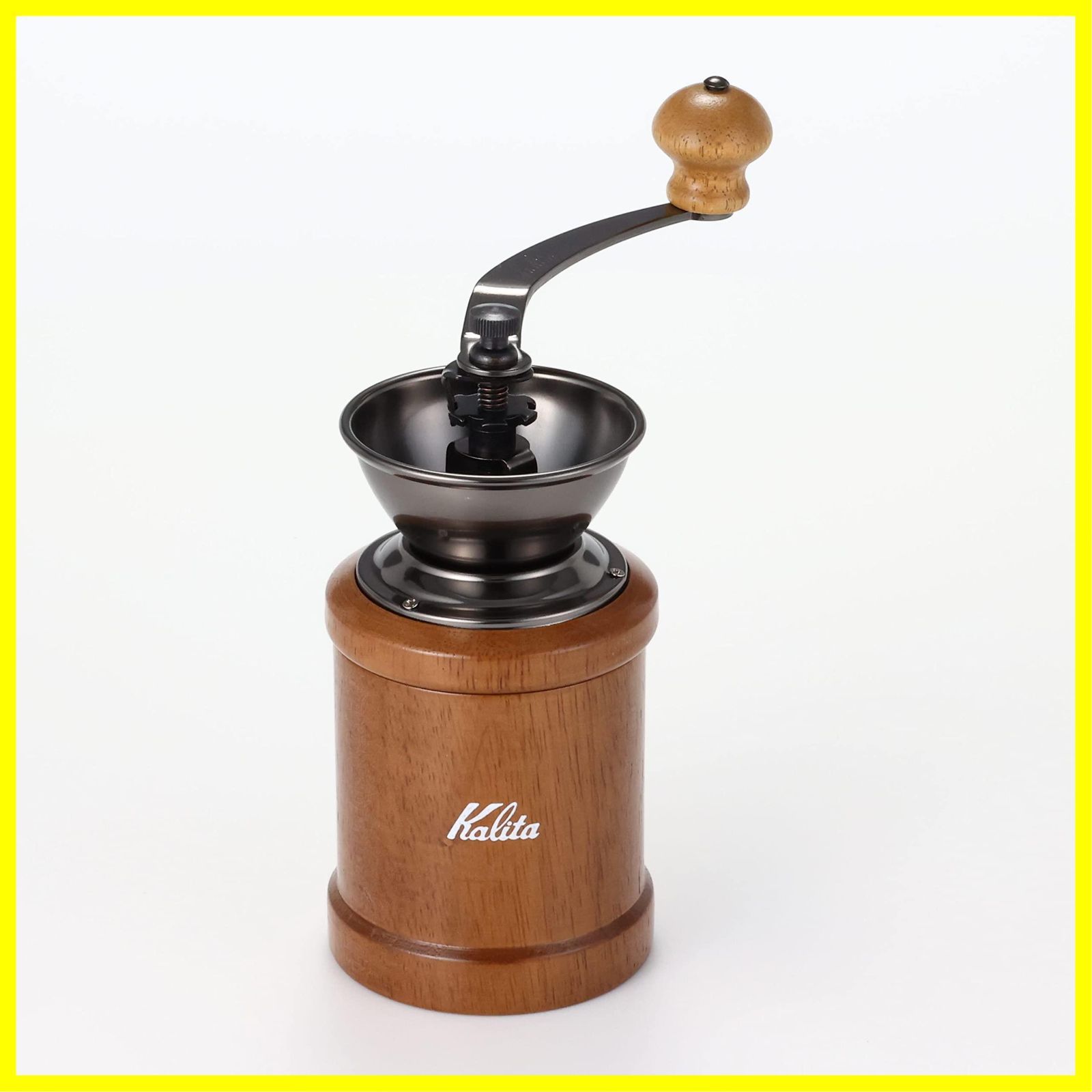 限定】 カリタ(Kalita) コーヒーミル 木製 手挽き 手動 KH-3AM #42188 アンティーク コーヒーグラインダー 小型 アウトドア  キャンプ 挽き目調整可能 - メルカリ