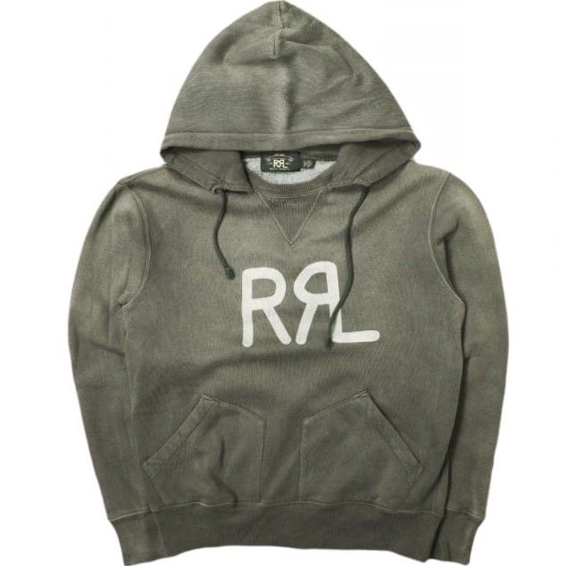 RRL ダブルアールエル SEPARATE POCKET AFTERHOOD PARKA ロゴプリント 後付けスウェットプルオーバーパーカー S  Faded Black Double RL Vガゼット 裏起毛 トップス g16729 - メルカリ