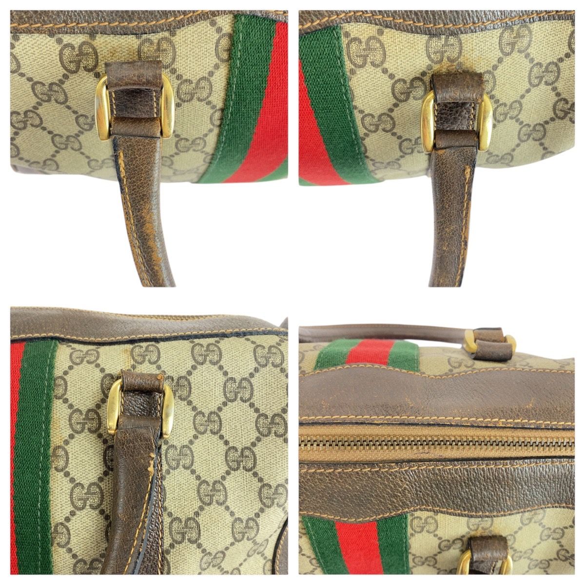 GUCCI グッチ ヴィンテージ オールドグッチ ベージュ ブラウン