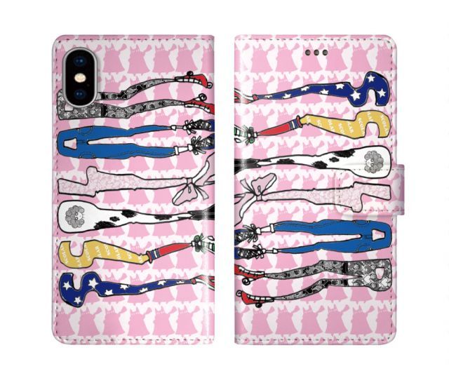 [iPhone14 Plus] iPhone16 ケース スカラー スマホケース 手帳型 iPhone16 Pro ケース アイフォン16 15 14 13 12 11 スマホカバー 全機種対応 手帳 ScoLar ハイヒール スニーカー デニム スカラコ ダ