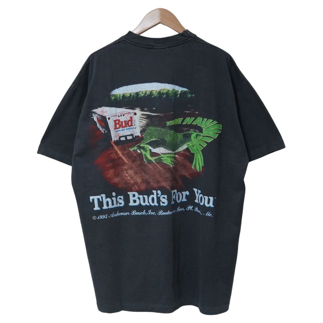 バドワイザー Tシャツ XL ブラック 90s USA製 Changes