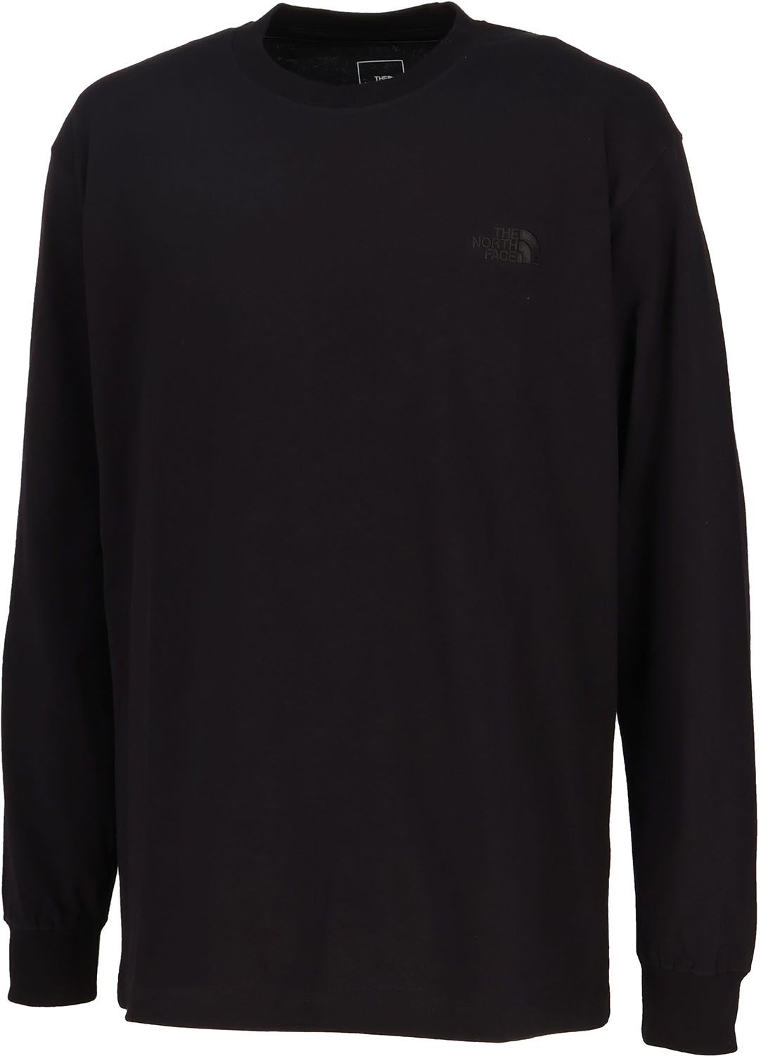 ザ ノース フェイス THE NORTH FACE アウトドア ロングスリーブハーフドームウィンドウティー メンズ 長袖 Tシャツ トップス オーガニック コットン 綿100 バックプリント ウェア ロゴ リブ袖 NT82546 K ブラック