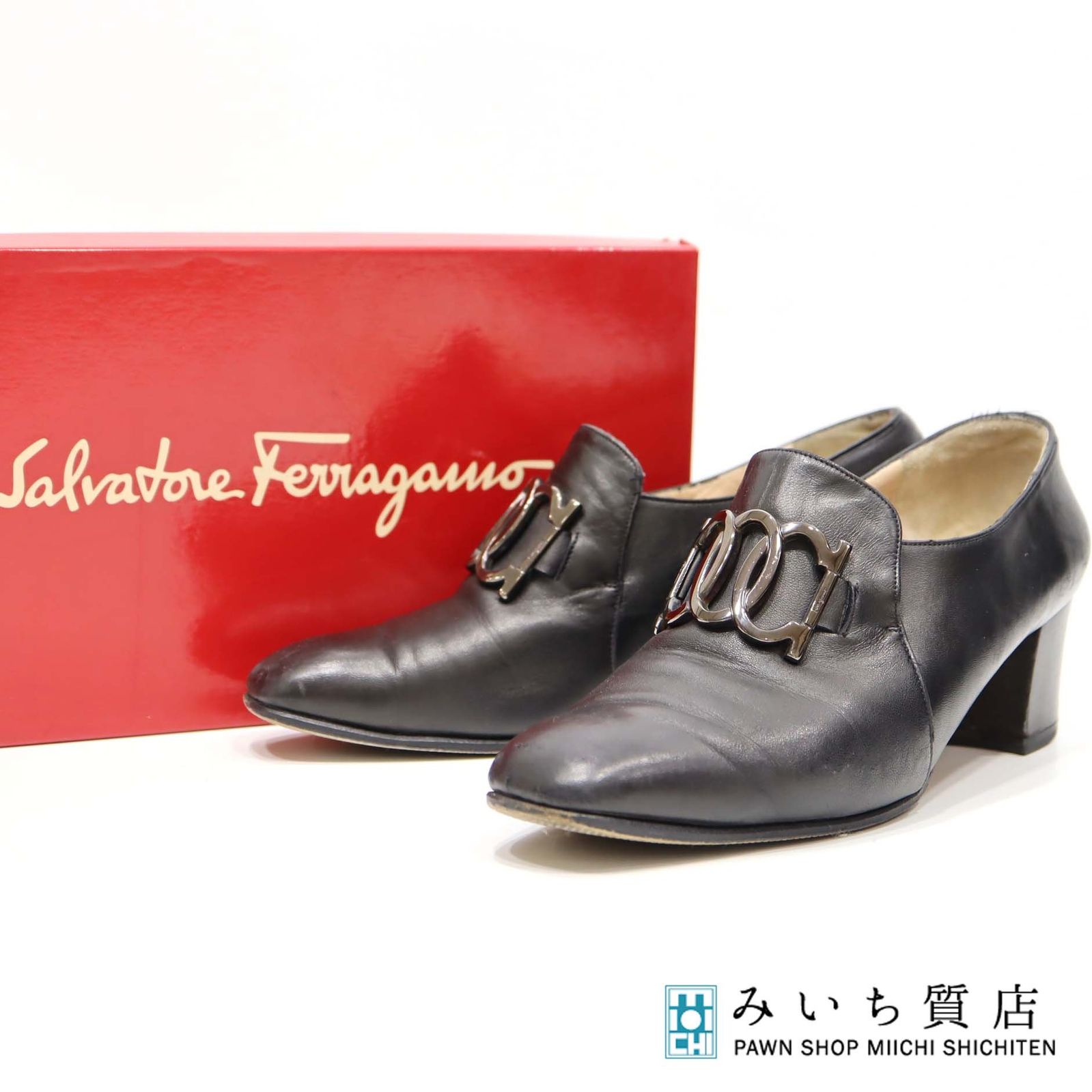 Salvatore Ferragamo フェラガモ パンプス ガンチーニ チャン