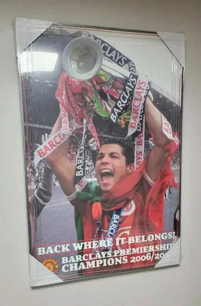 公式 ライセンス スーパーラージ マンチェスター ユナイテッド ロナウド ポスター マンＵ