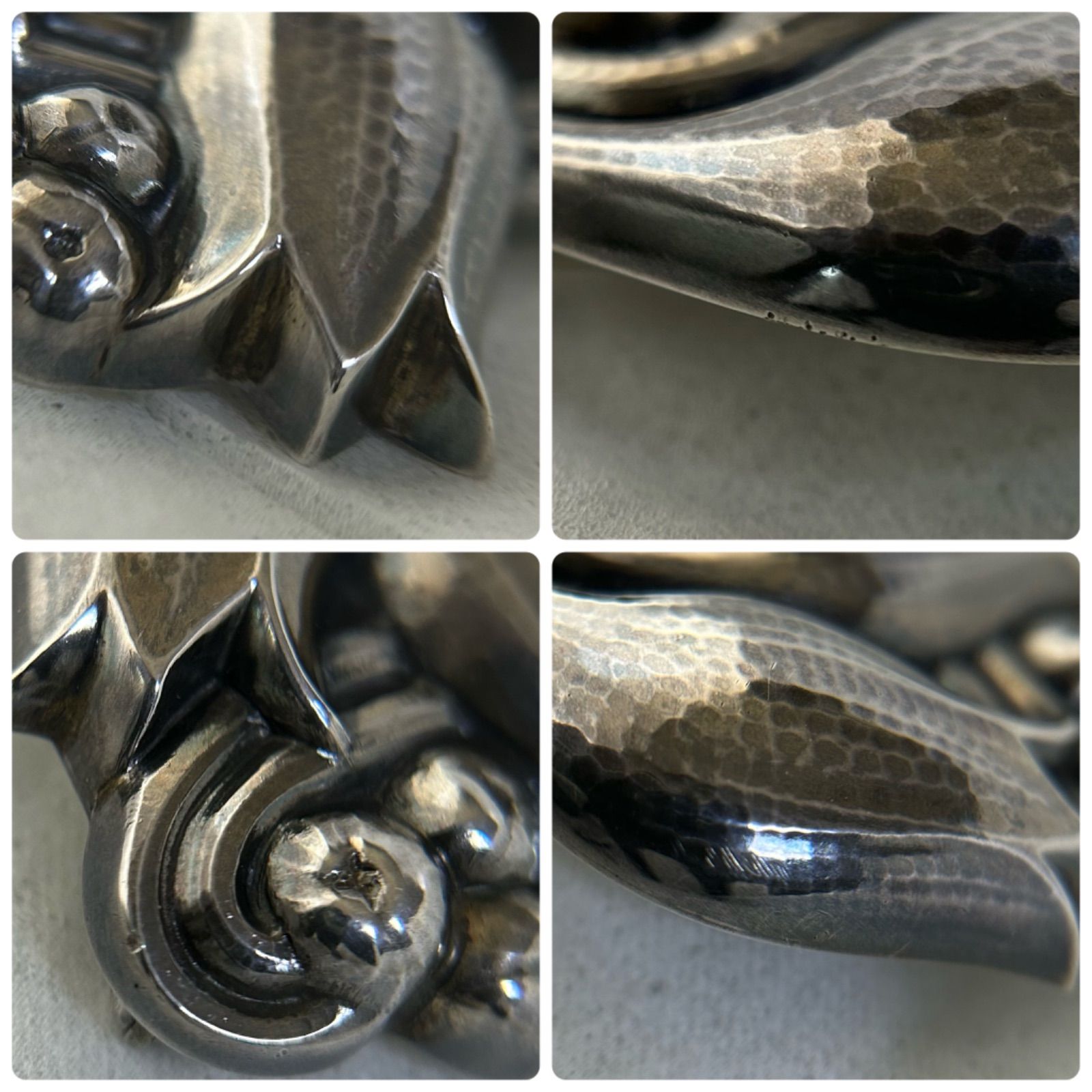 ジョージジェンセン ブローチ 100C ガーネット ヴィンテージ AG925