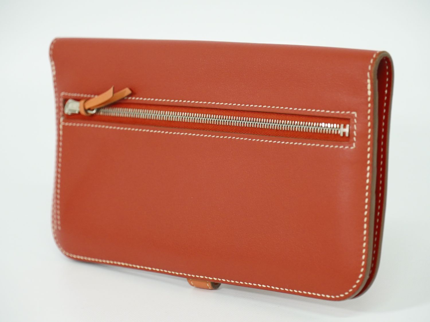 本物 エルメス HERMES ドゴン ヴォースイフト レザー 長財布 ロング  