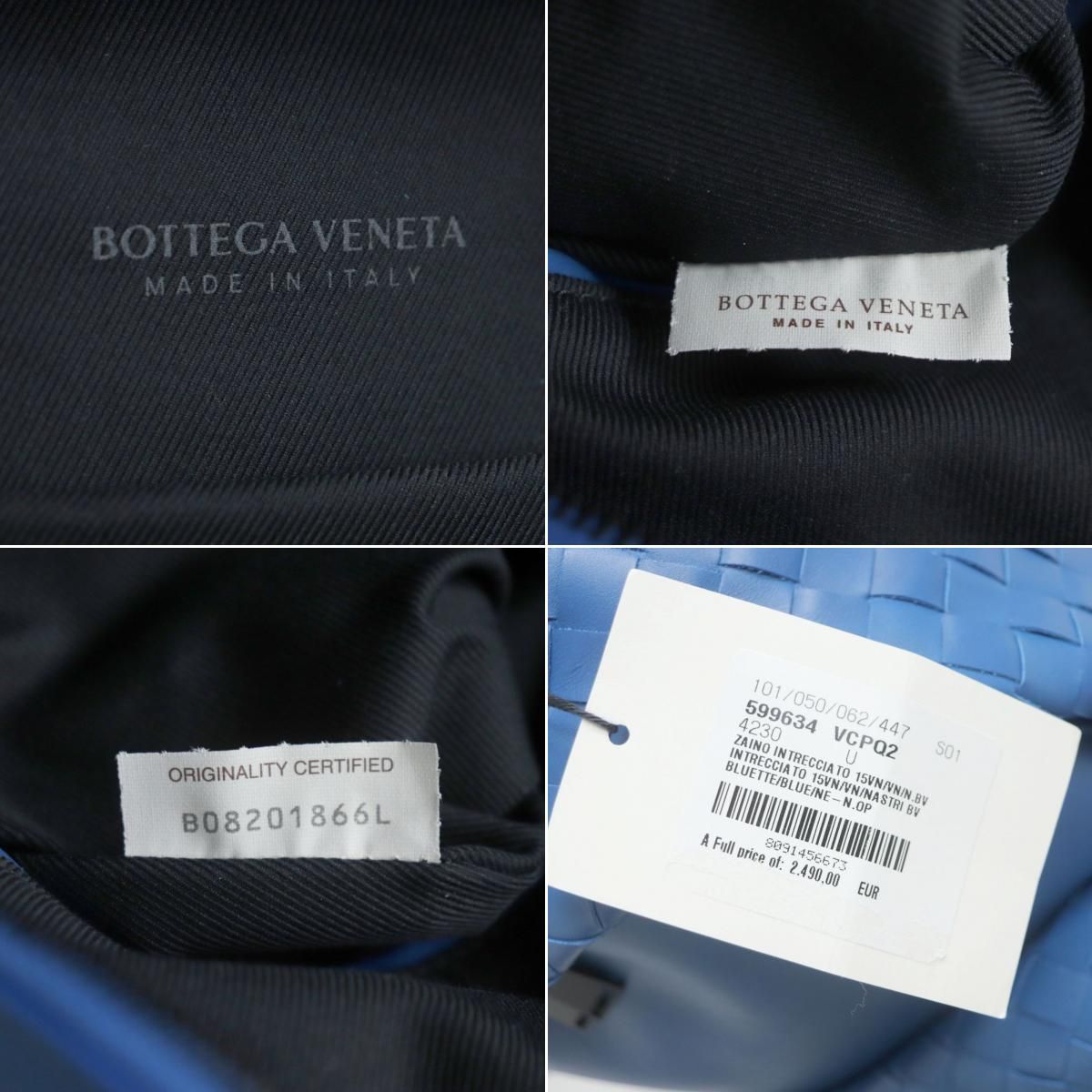 未使用品▽BOTTEGA VENETA ボッテガヴェネタ 599634 イントレチャート 