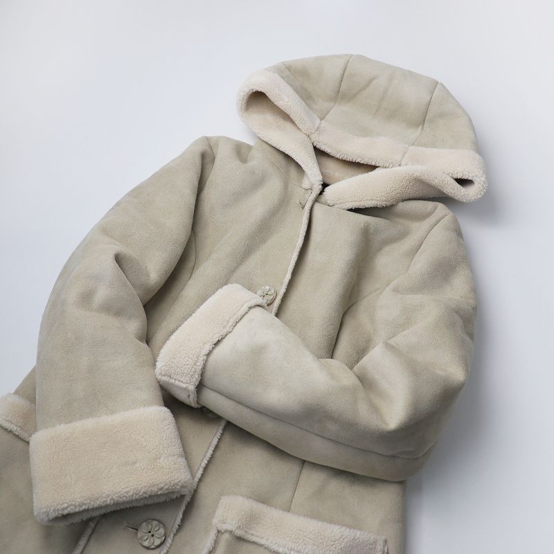 トッカ TOCCA 2022AW フェイク ムートン フーデッド COSMIC