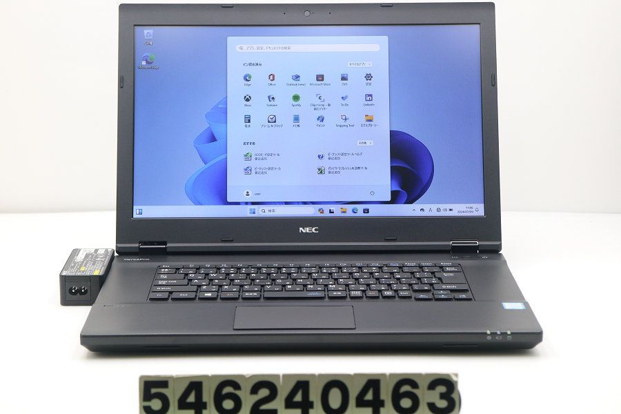 NEC PC-VKT16XZG3 Core i5 8250U 1.6GHz/8GB/256GB(SSD)/Multi/15.6W/FWXGA(1366x768)/RS232C/Win11 【546240463】
