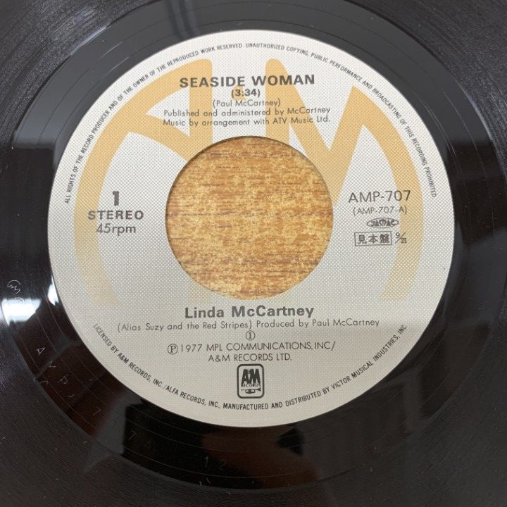 ○01)【同梱不可】【見本盤】Linda McCartney/Seaside Woman