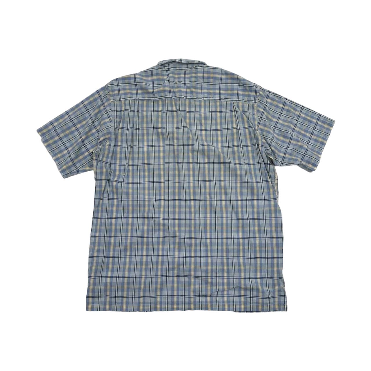 【新品未使用】PAPAS 半袖シャツ Lサイズ イエロー系チェック 0408134931_6613775b1c88a.jpg