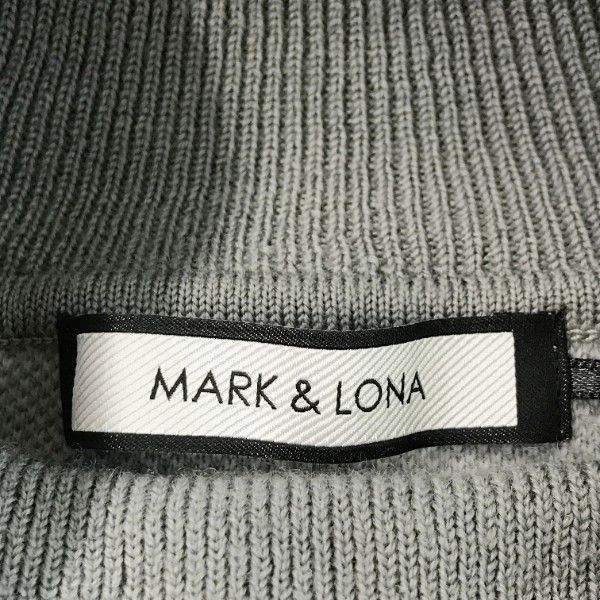 マークアンドロナ 2021年モデル タートルネック セーター ニット 38 MARK&LONA マークアンドロナ 2021年モデル ウール混 タートルネック