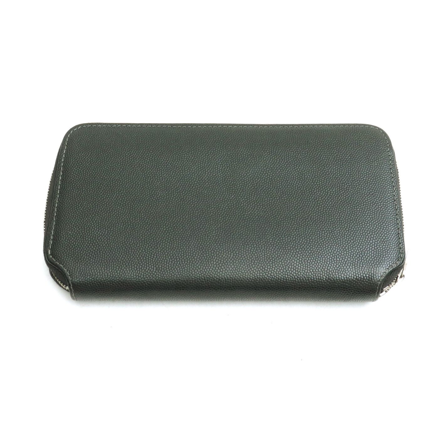 CARTIER サントス ドゥ ラウンドファスナー長財布 ブラック