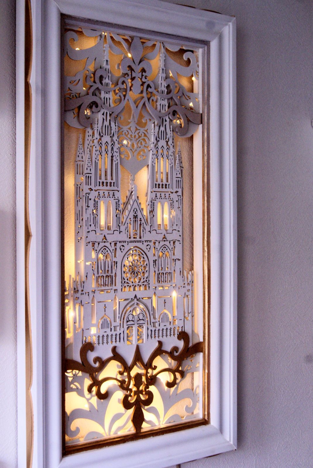 むにゅむにゅ ムニュムニュ 間接照明 ライト 絵画 切り絵 パネル