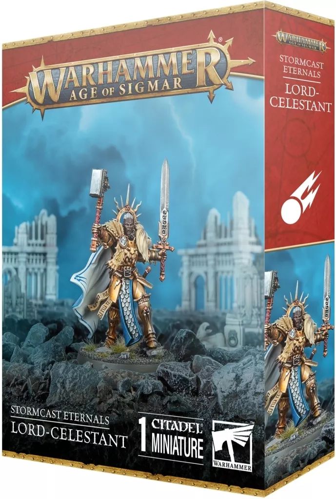 ロード・セレスタント ドラコス騎乗 ウォーハンマー エイジ・オヴ・シグマー　ストームキャスト・エターナル　ばら売り warhammer ストームキャスト・エターナルロード・セレスタント | ウォー
