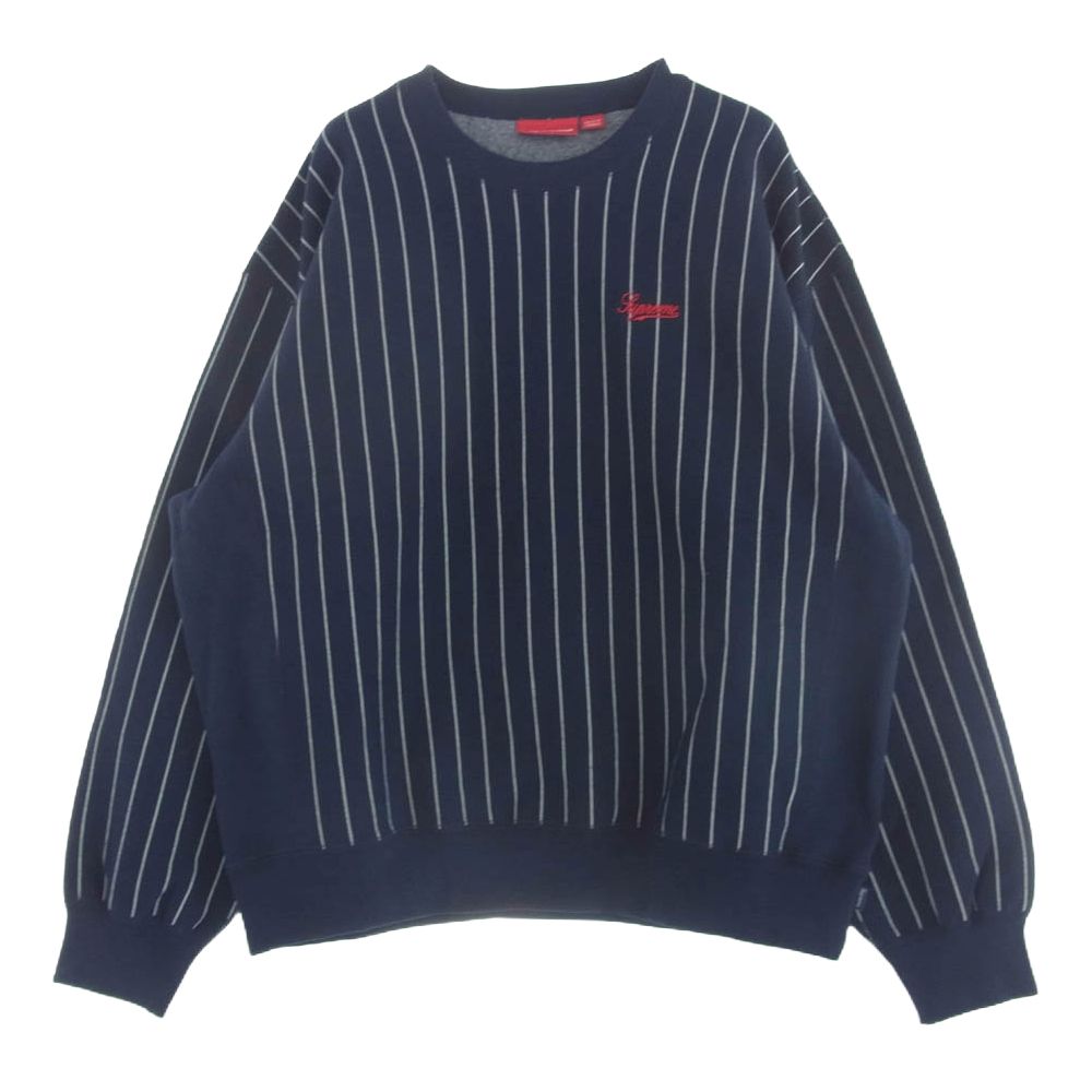 Supreme シュプリーム 24SS Pinstripe Crewneck ピンストライプ クルー