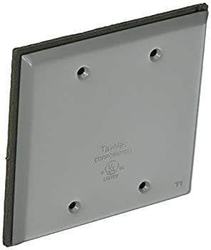 Hubbell-Bell BC200S Weatherproof llic Device Cover Blank Two Gang Gray by Hubbell Bell