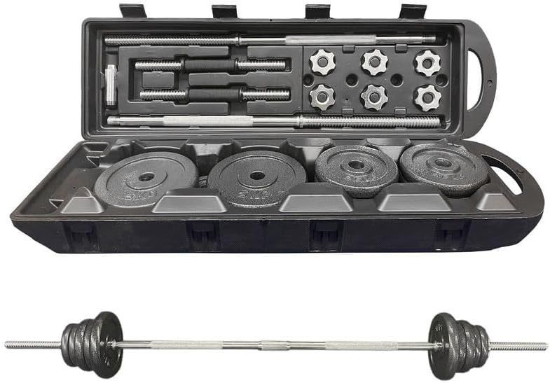 ☆アジャスタブルダンベル 50kg バーベルセット 延長用シャフト