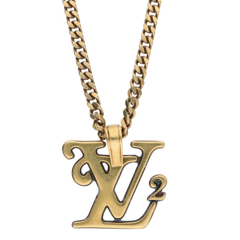 ルイヴィトン ×ニゴ コリエ スクエアードLV MP2692 LVロゴ