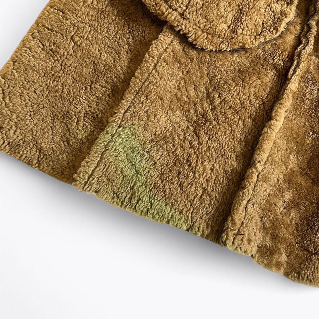 02AW】UNDERCOVER 魔女期 ムートン レザー コート アーカイブ