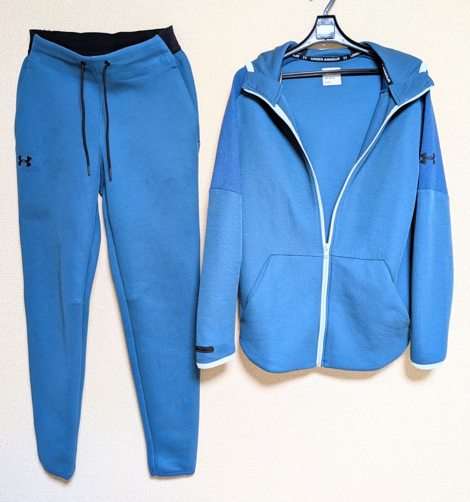 Under Armour 上下セット 青 ジャージ ジャケット＋パンツ M
