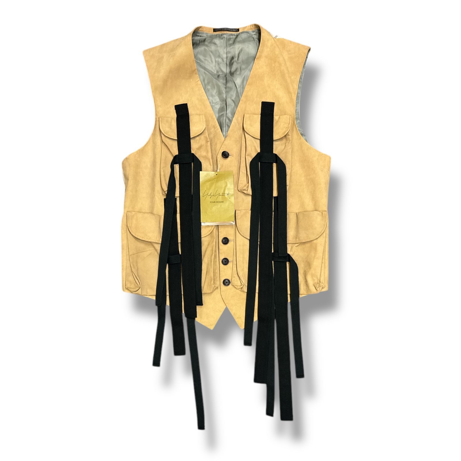 参考上代275000円 Yohji Yamamoto POUR HOMME 24AW BEIGE NUBUCK