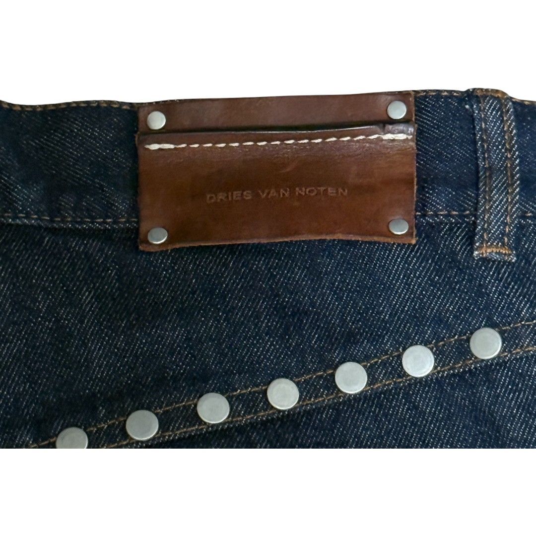 美品】ドリスヴァンノッテン DRIES VAN NOTEN サイドスタッズ デニム