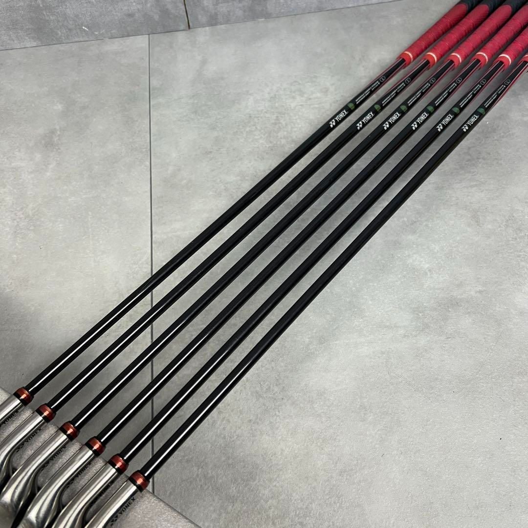 ヨネックス　サイバースター　NANOV FL　レディースゴルフアイアン6本 右 YONEX - YONEX CYBER STAR NANOV FL レディース アイアン6本 右の通販