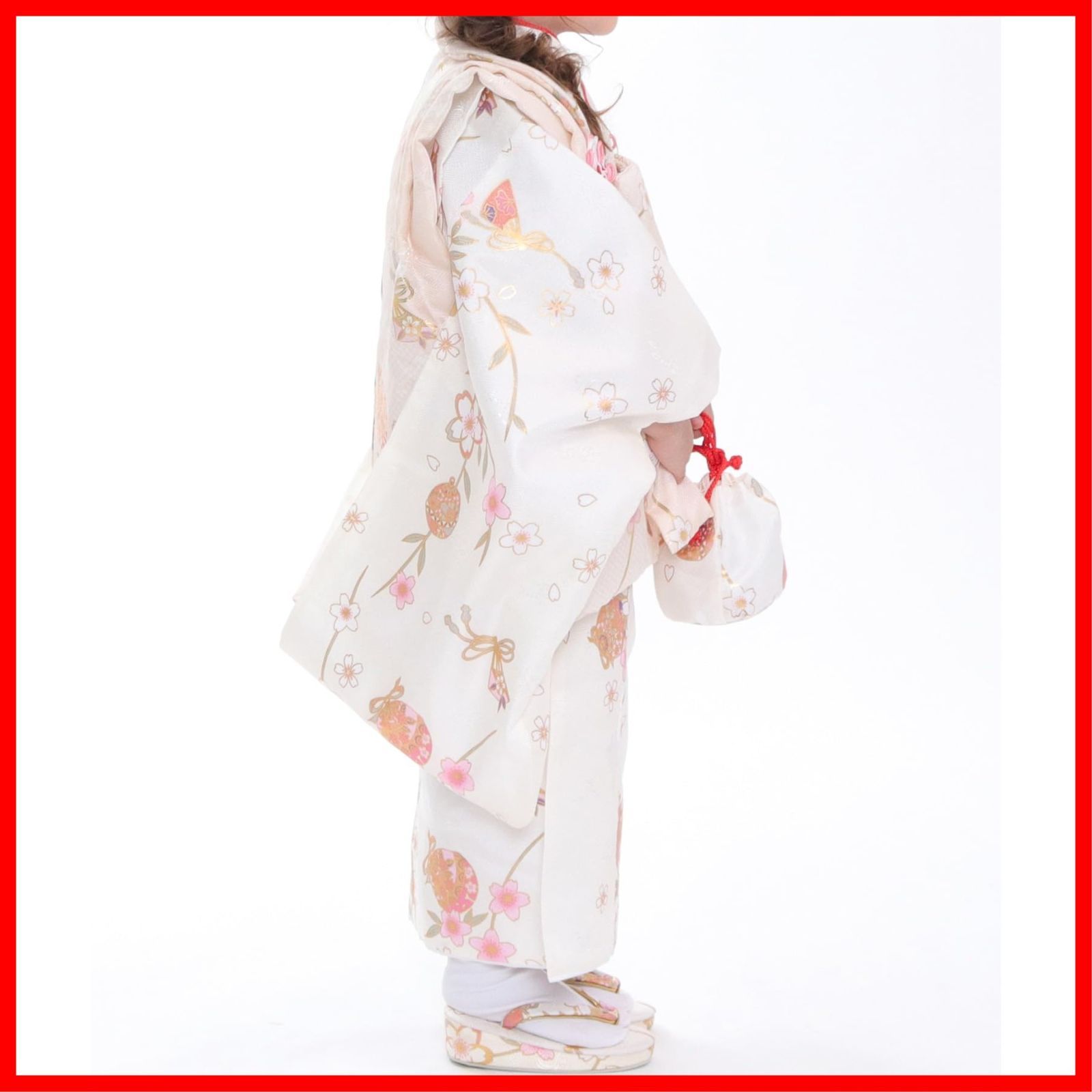 くすみ C 753 フルセット 小物 被布 セット 着物 女の子 3歳 七五三