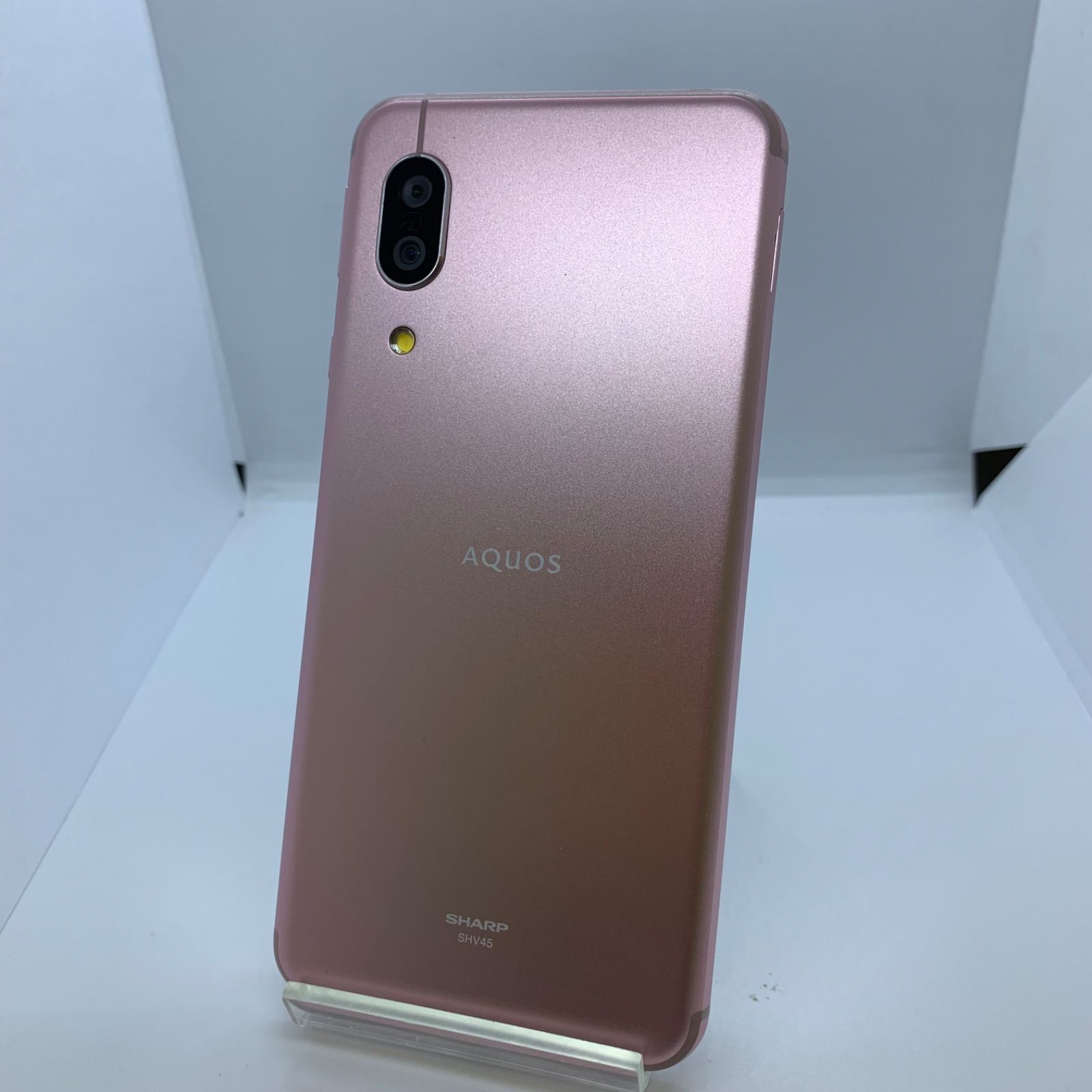 【良品】au AQUOS sense3 64GB SHV45 ピンク
