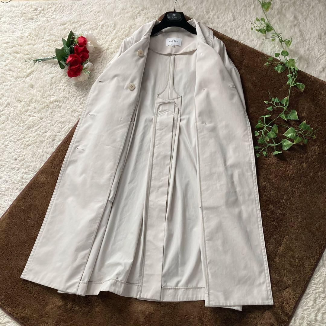 【YOTSUBA】ELLIE ビッグカラートレンチコート ELLIE ビックカラーコート YOTSUBA】ELLIE ビッグカラートレンチコート