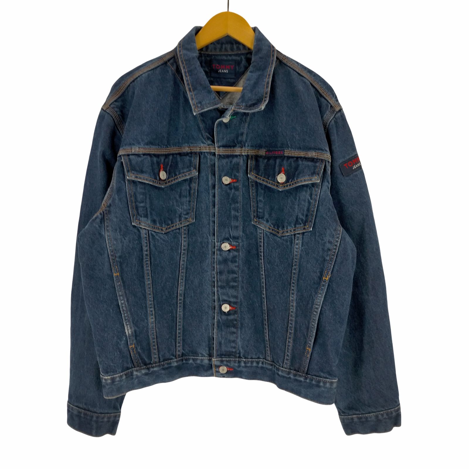 トミージーンズ tommy jeans 90S デニムトラッカージャケット メンズ