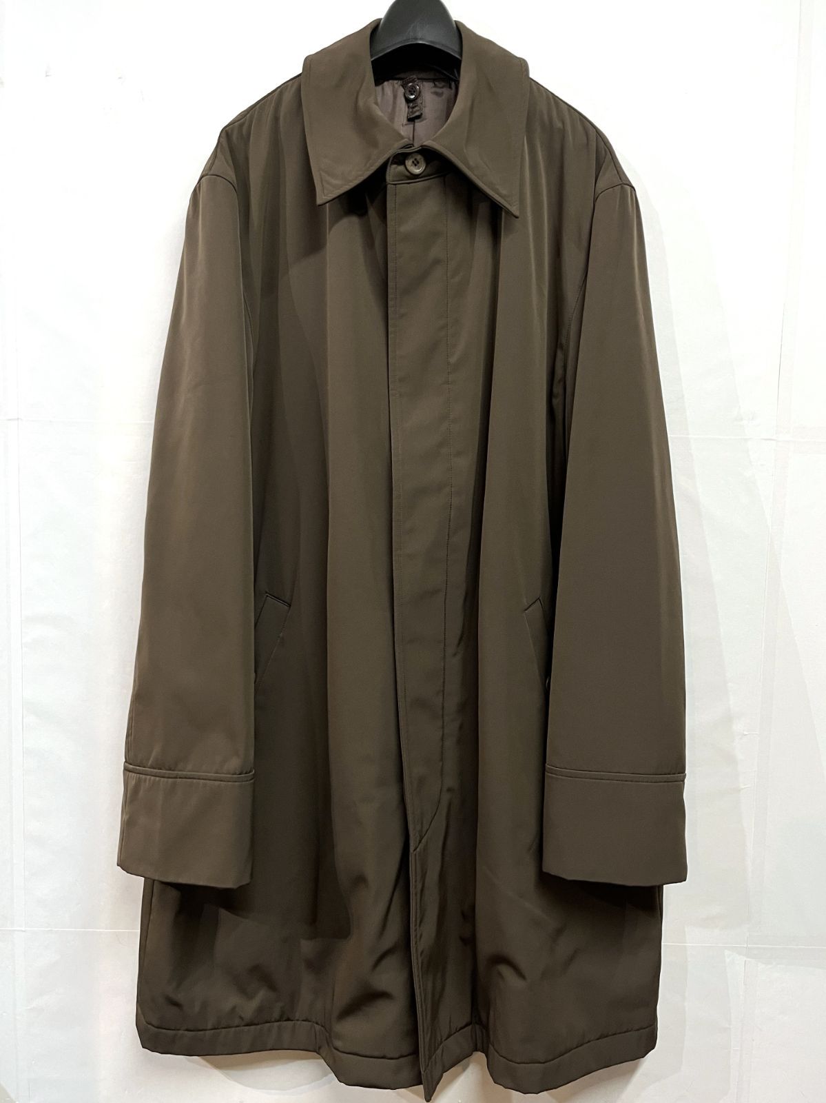 超美品　ゴルチェ オブジェオム　ステンカラーコートブラウン、ライナー付き 超美品 ゴルチェ オブジェオム ステンカラーコートブラウン