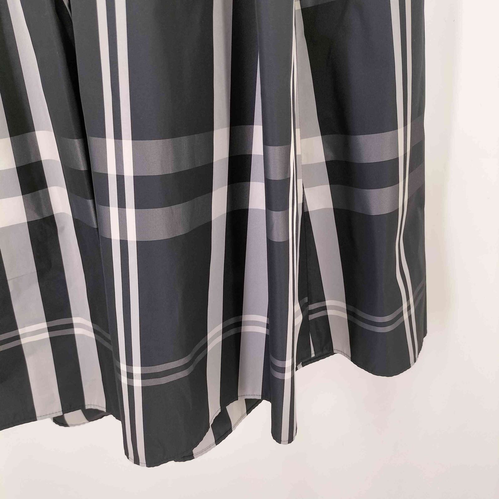 ユナイテッドアローズ チェック柄フレアスカート P チェック タフタ 38 ユナイテッドアローズ UNITED ARROWS 22AW チェック タフタ