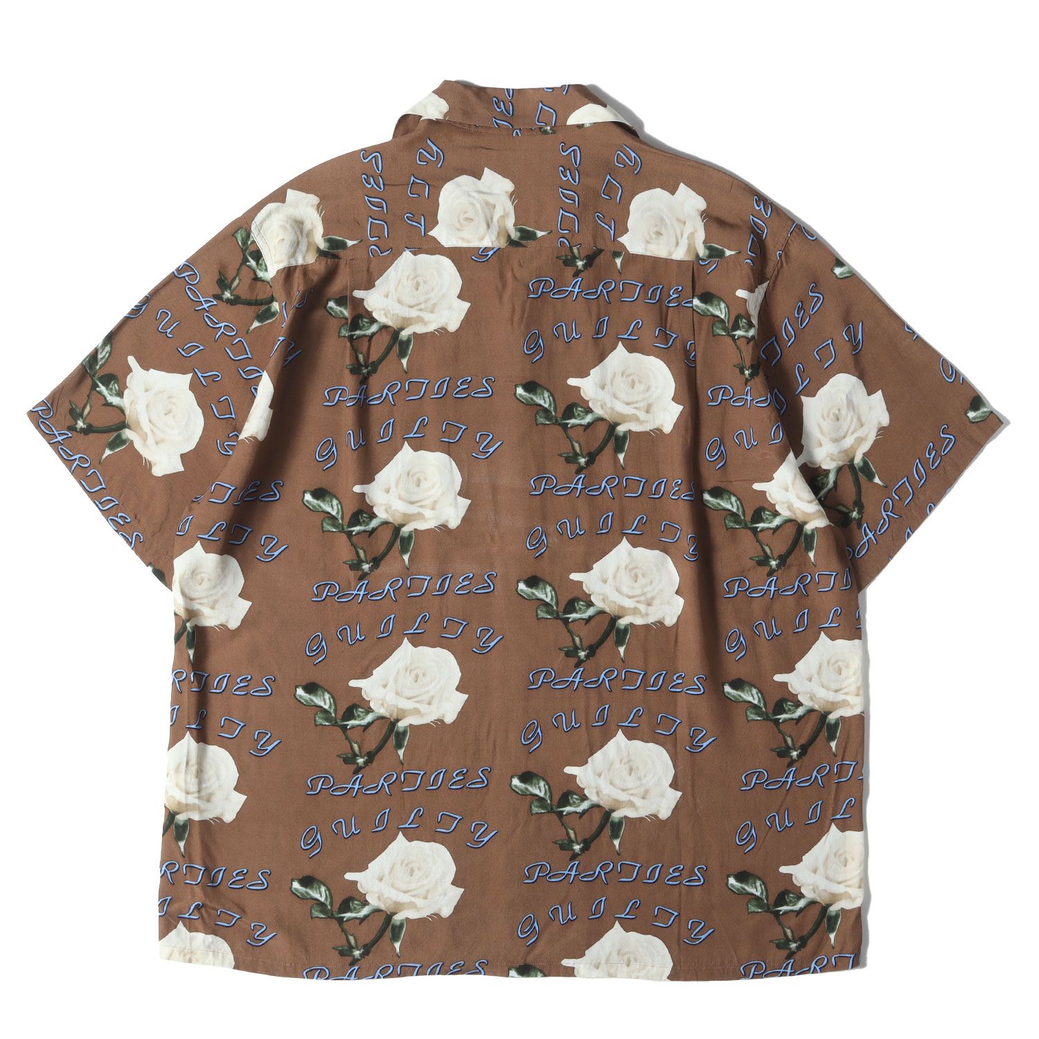 【美品】WACKO MARIA ワコマリア ローズ柄 アロハシャツ Lサイズ WACKO MARIA ワコマリア シャツ サイズ:M / 21SS ローズ柄 ハワイアン