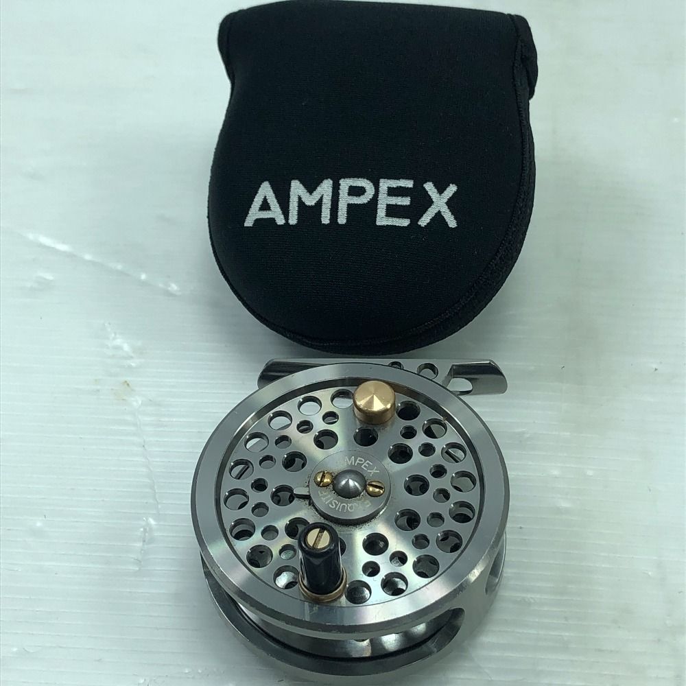 AMPEX SK-P V フライリール 専用ケース付き AMPEX アンペックス SK-P V リールポーチ付き フライリール 送料