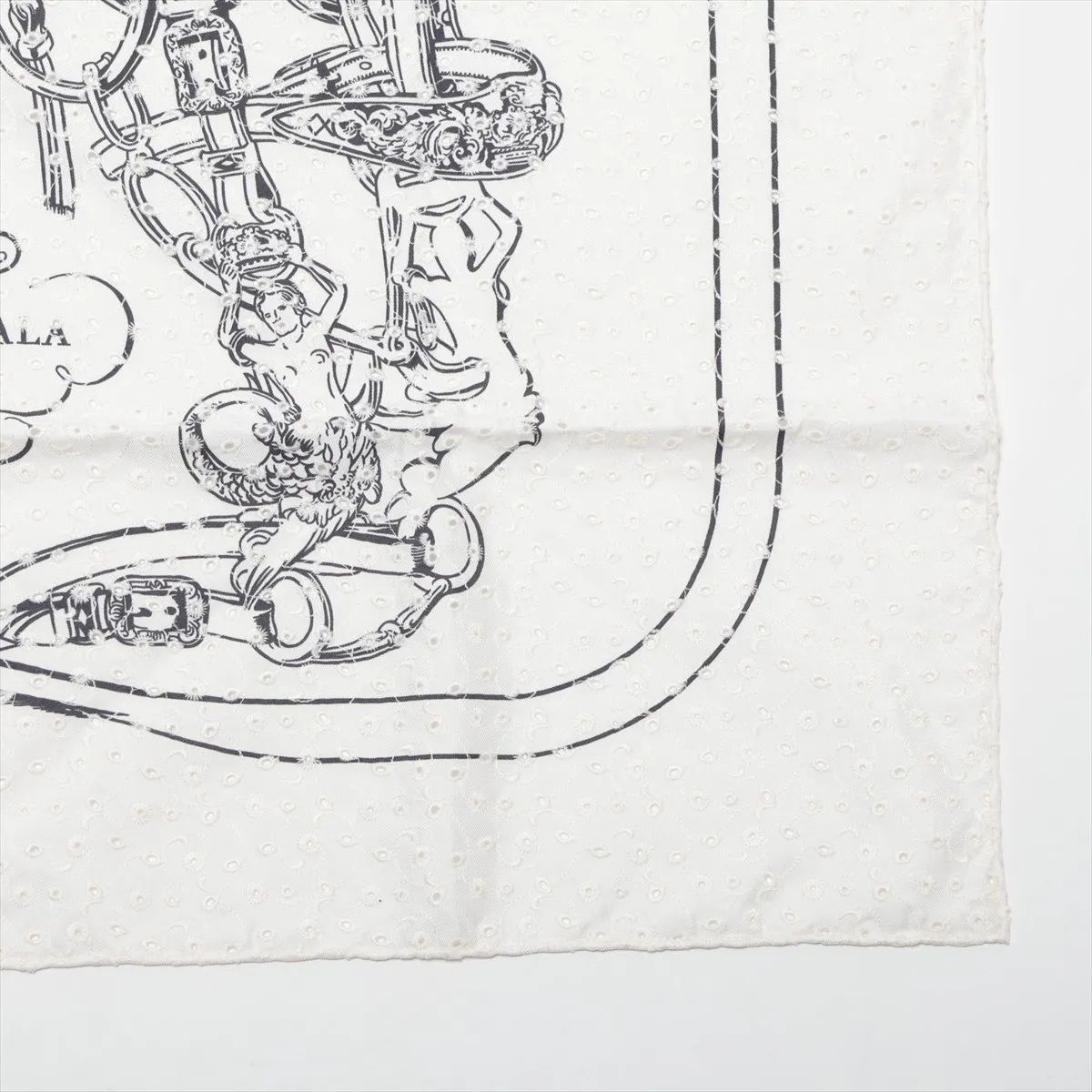 新品同様 エルメス タグ付 カレ 70 BRIDES de GALA 式典用馬勒