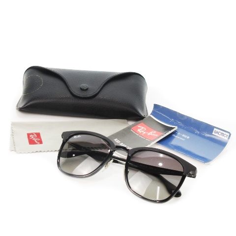 Ray-Ban サングラス ブラック ケース付き Ray-Ban 偏光レンズ