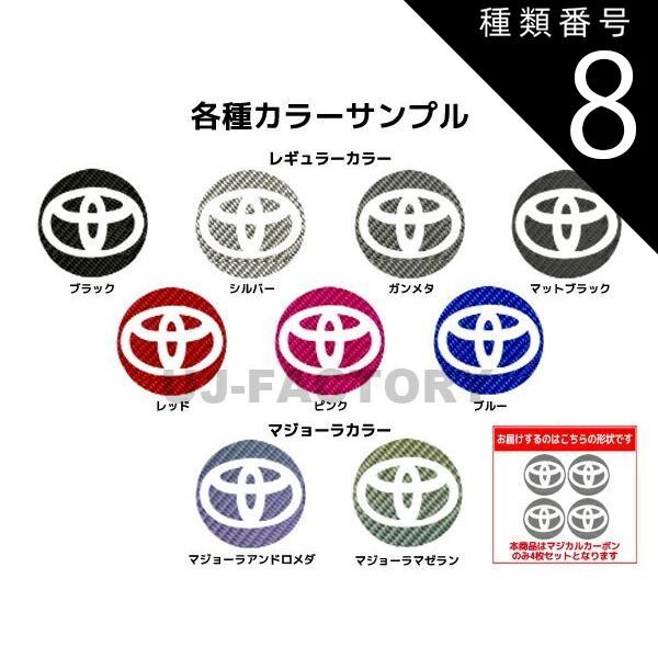 種類8：アンドロメダ/CEWCT-5AD 【クリックポスト無料】ハセプロ　マジカルカーボン ホイールキャップエンブレム用TOYOTA カローラクロス ハイブリッドZ ZVG11（2021.9～） CEWCT-5 HYBRID