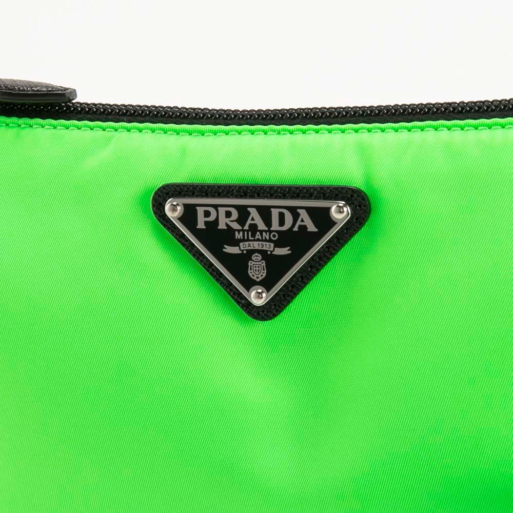 プラダ PRADA クラッチポーチ 1NH545 蛍光グリーン WWW_MORNINGWALKER_COM
