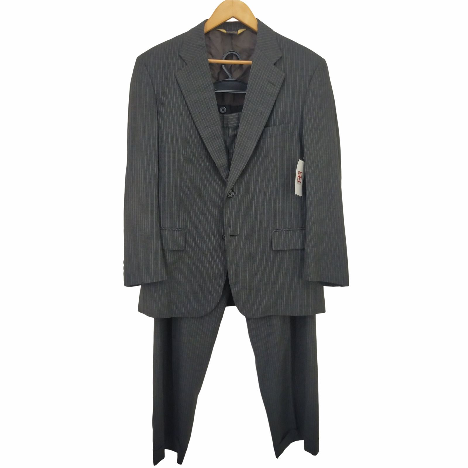 ブルックスブラザーズ　テーラードジャケット　背抜き　ストライプ　38R Brooks Brothers - ブルックスブラザーズ テーラードジャケット