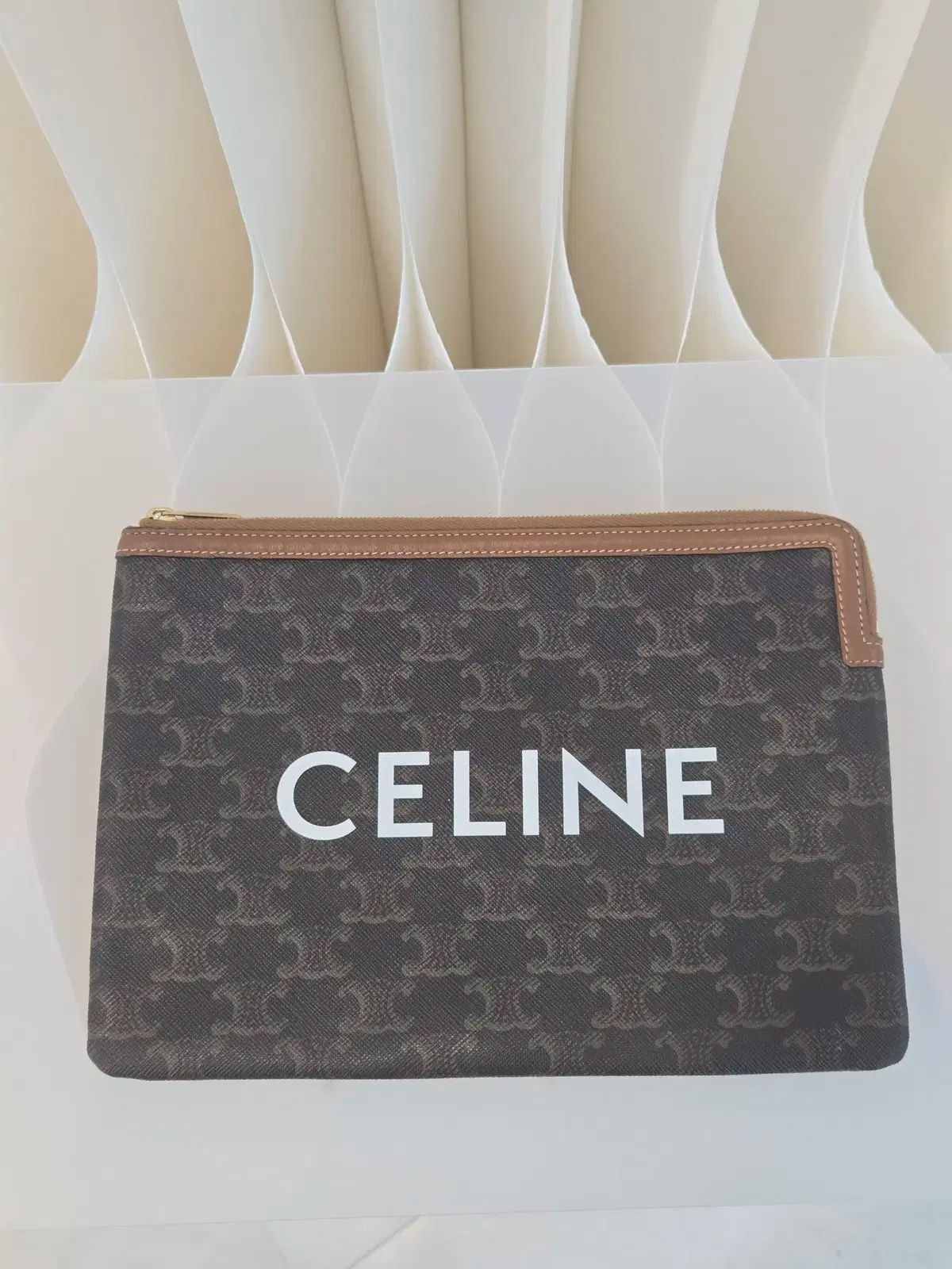 Celine セリーヌ トリオンフ キャンバス ポーチ クラッチ