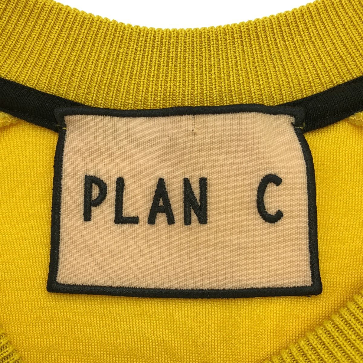 【美品】  Plan C / プランシー | グラフィックプリント スウェット トレーナー | M | イエロー | レディース 美品】 Plan C / プランシー | グラフィックプリント スウェット