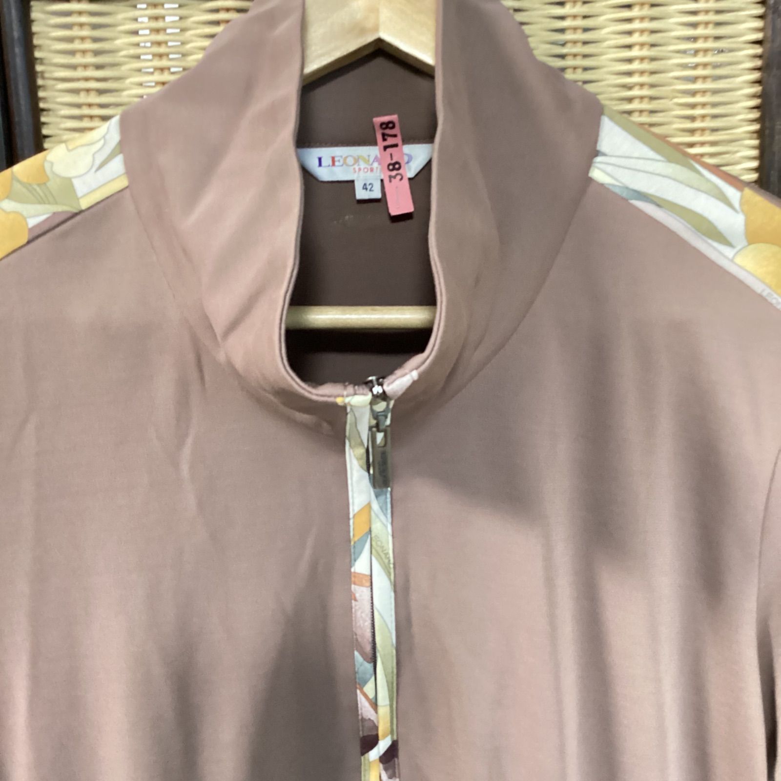 レオナールスポーツ LEONARD sport ジップ ラッシュガード