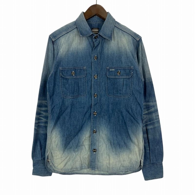 桃太郎ジーンズ/デニムシャツ/出陣シャツ 桃太郎ジーンズ MOMOTARO JEANS 出陣 デニムシャツ 長袖