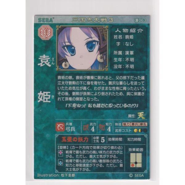 三国志大戦3 漢063 R袁姫 - メルカリ
