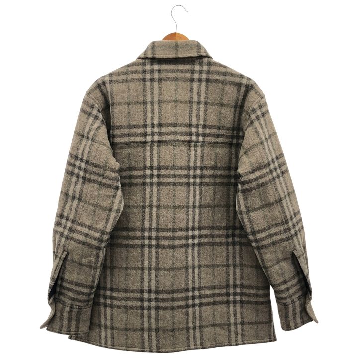 HUM VENT HV303504ER BOMBACIO CPO チェック ブルゾン メンズ ブラウン  