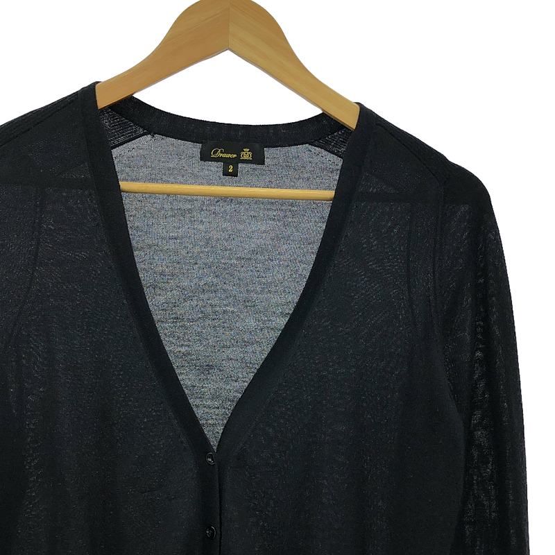 drawer カシミヤ カーディガン Drawer(ドゥロワー) カシミヤ