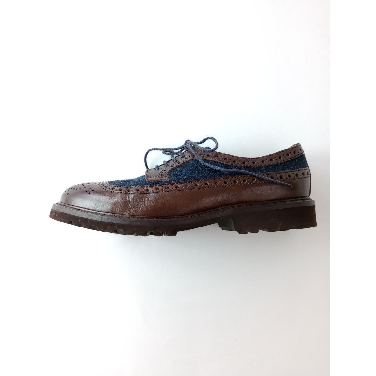 BRUNELLO CUCINELLI ブルネロクチネリ ウール レザー ウイング